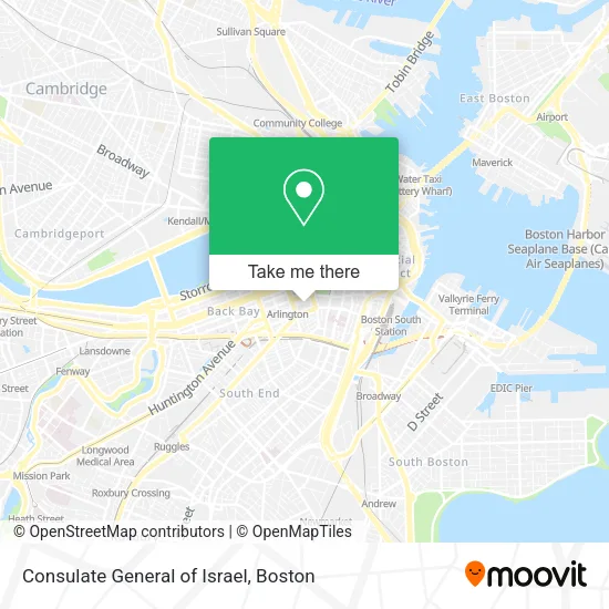 Mapa de Consulate General of Israel