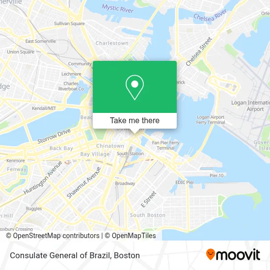 Consulate General of Brazil map
