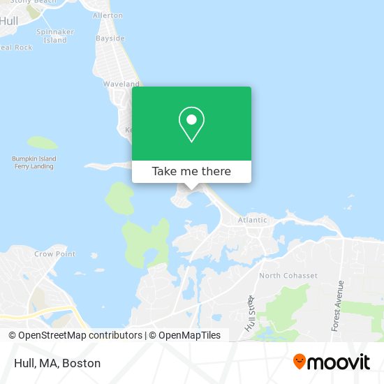 Hull, MA map