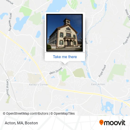 Mapa de Acton, MA