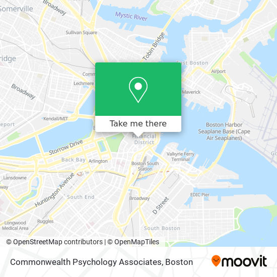 Mapa de Commonwealth Psychology Associates
