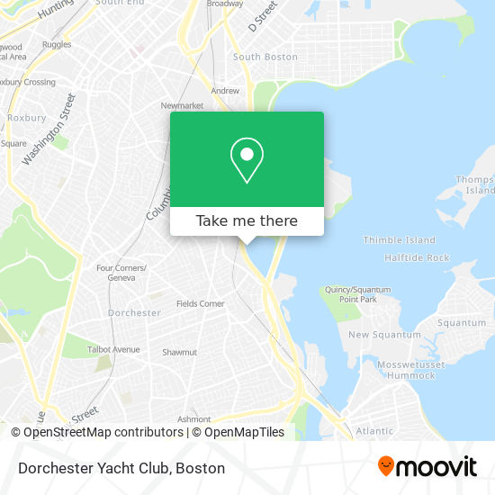 Mapa de Dorchester Yacht Club