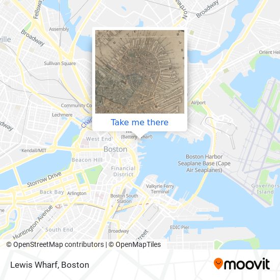 Mapa de Lewis Wharf