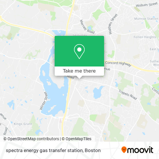 spectra energy gas transfer station map