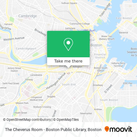 The Cheverus Room - Boston Public Library map