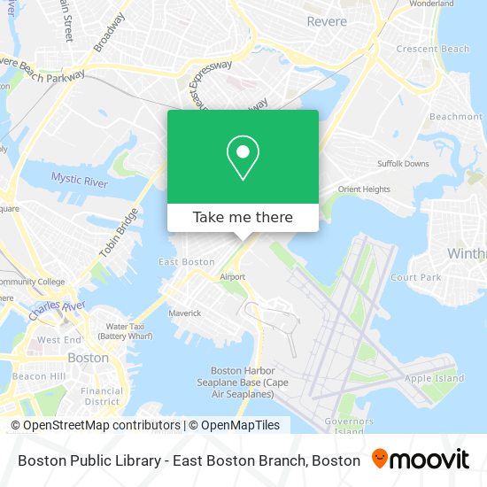 Boston Public Library - East Boston Branch map
