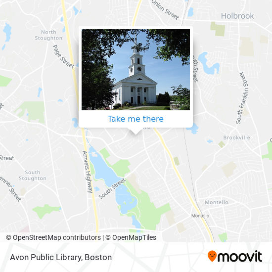 Avon Public Library map