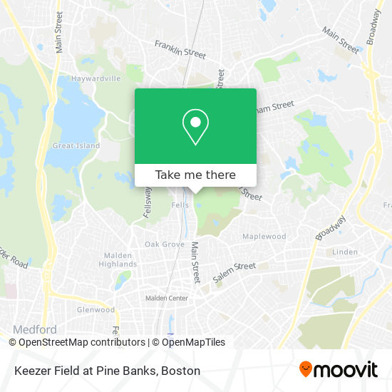 Keezer Field at Pine Banks map