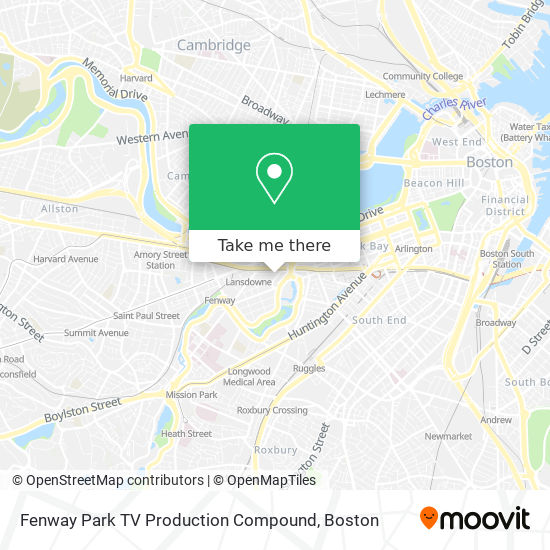 Fenway Park TV Production Compound map