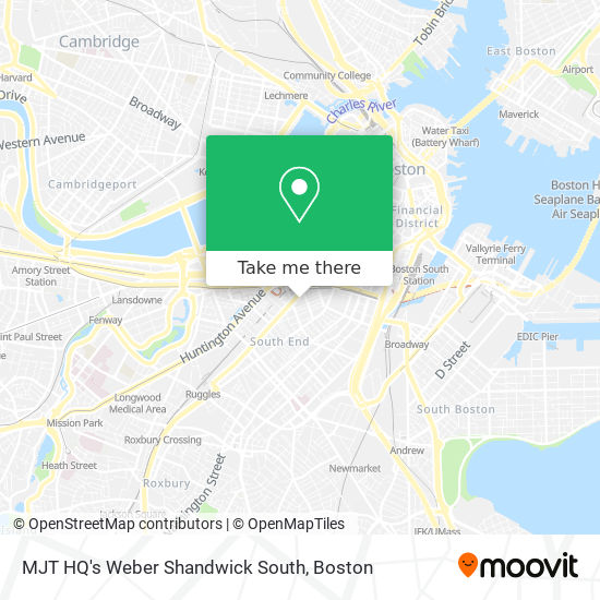 Mapa de MJT HQ's Weber Shandwick South