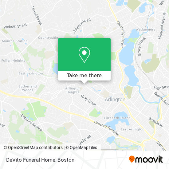 Mapa de DeVito Funeral Home