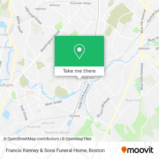 Francis Kenney & Sons Funeral Home map