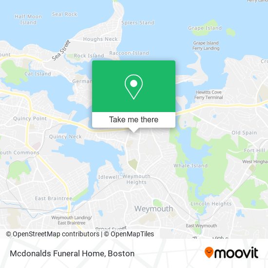 Mapa de Mcdonalds Funeral Home