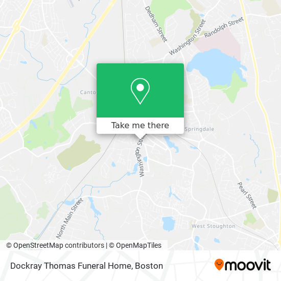 Dockray Thomas Funeral Home map