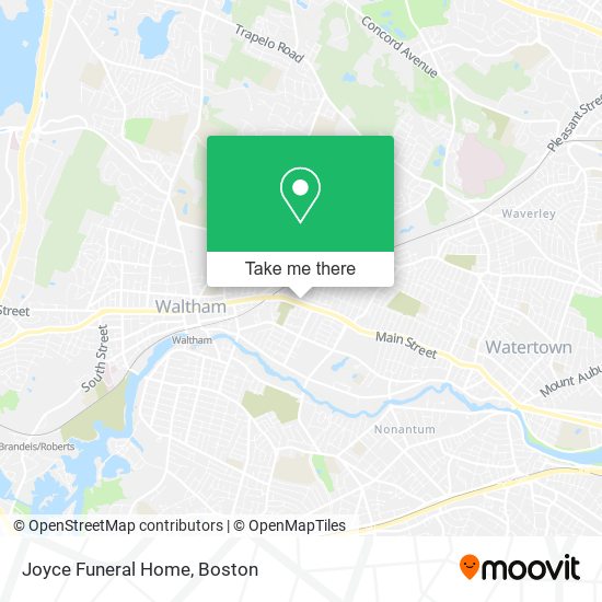 Joyce Funeral Home map