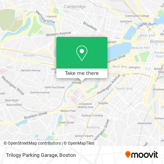 Mapa de Trilogy Parking Garage