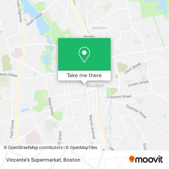 Vincente's Supermarket map