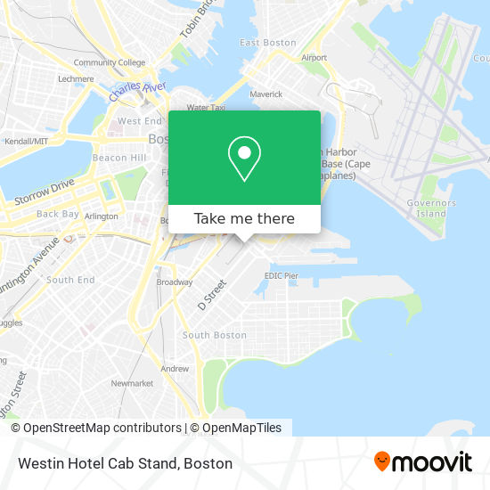 Westin Hotel Cab Stand map