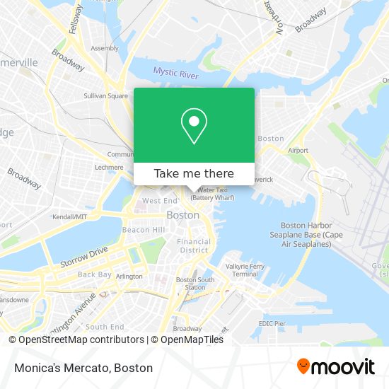 Monica's Mercato map