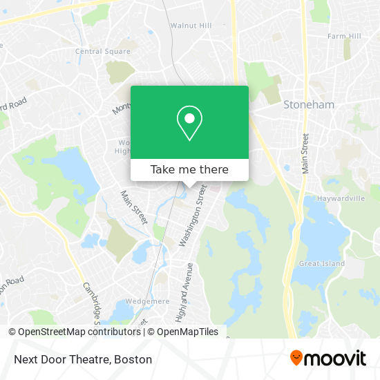 Mapa de Next Door Theatre