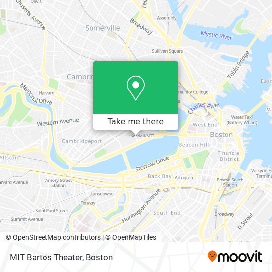 MIT Bartos Theater map