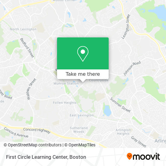 First Circle Learning Center map