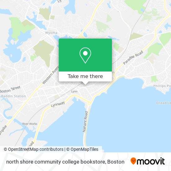 north shore community college bookstore map