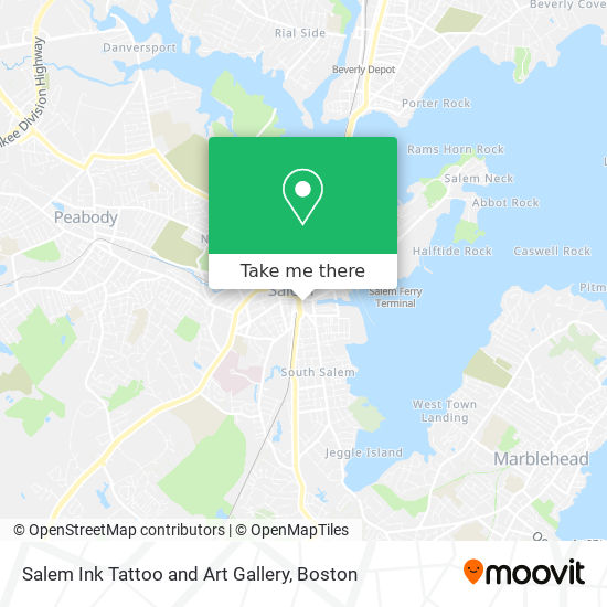 Mapa de Salem Ink Tattoo and Art Gallery
