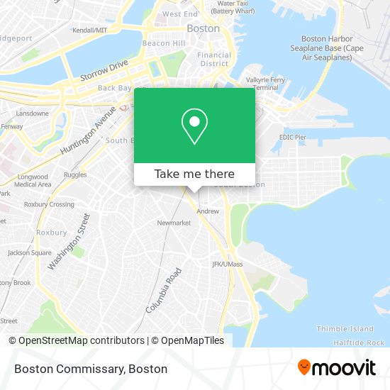 Mapa de Boston Commissary