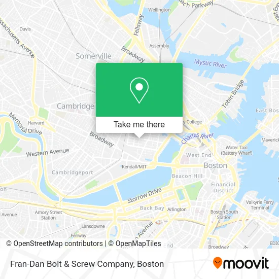 Fran-Dan Bolt & Screw Company map