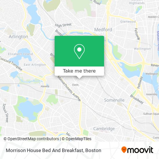 Morrison House Bed And Breakfast map