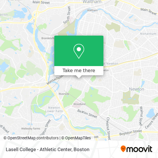 Lasell College - Athletic Center map