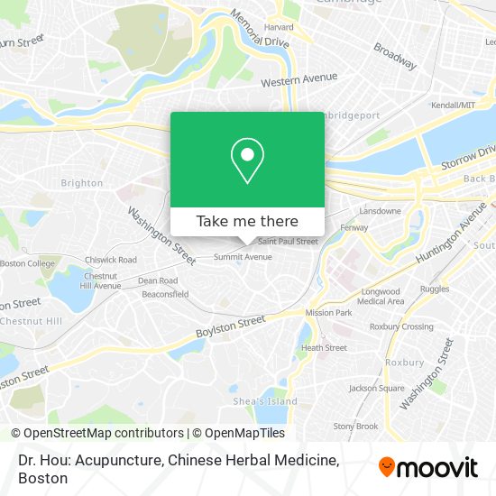 Dr. Hou: Acupuncture, Chinese Herbal Medicine map