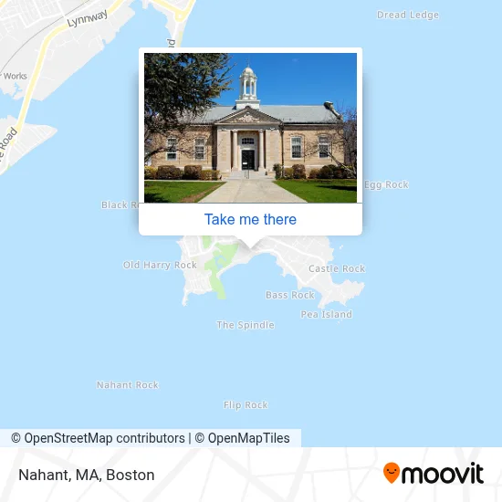 Nahant, MA map