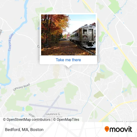 Mapa de Bedford, MA