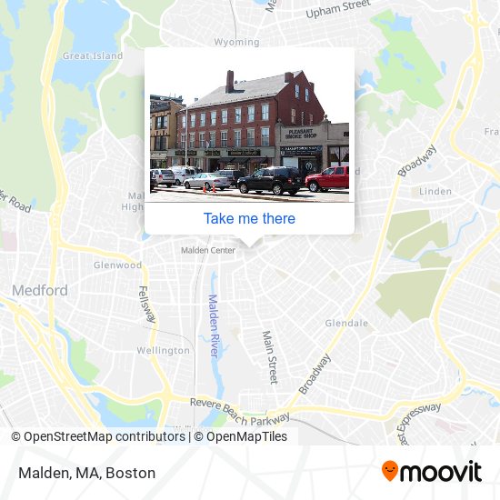 Mapa de Malden, MA