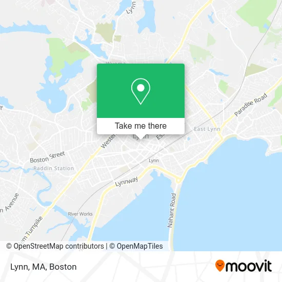 Lynn, MA map