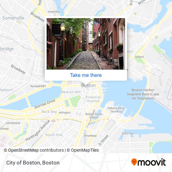 City of Boston map