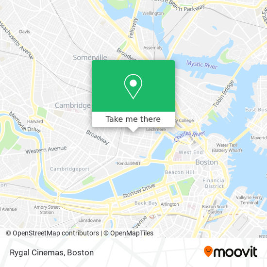 Rygal Cinemas map