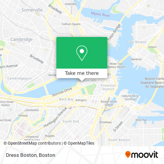 Mapa de Dress Boston