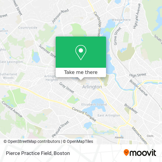 Mapa de Pierce Practice Field