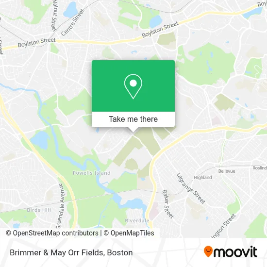 Brimmer & May Orr Fields map