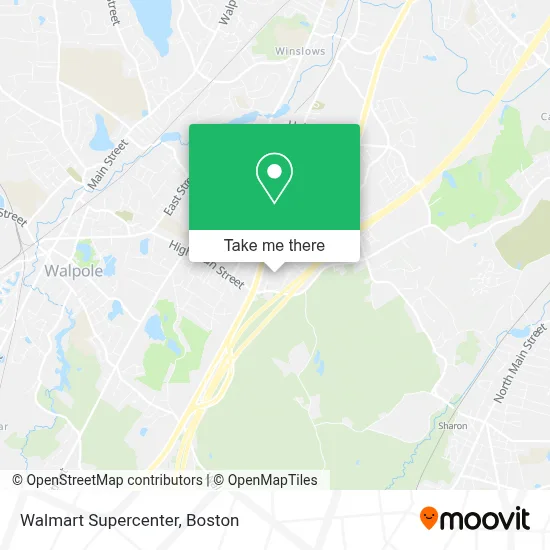Walmart Supercenter map