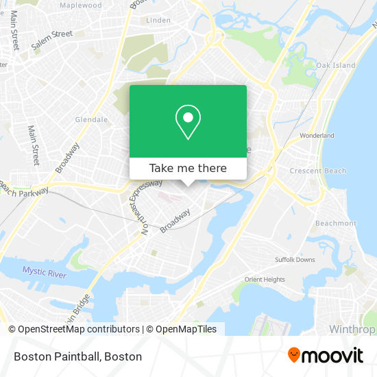 Mapa de Boston Paintball