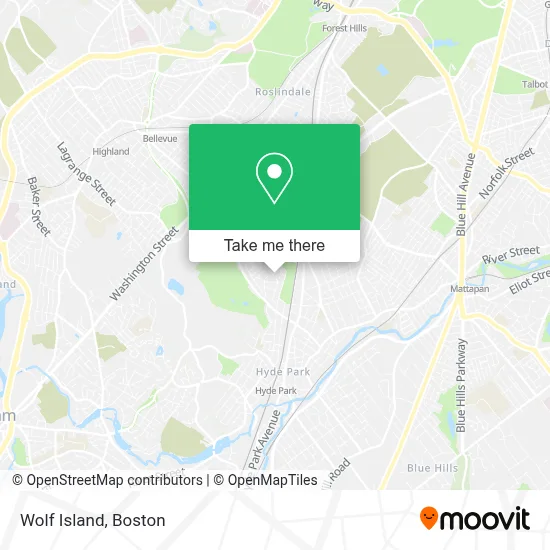 Wolf Island map