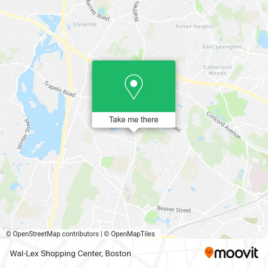 Wal-Lex Shopping Center map
