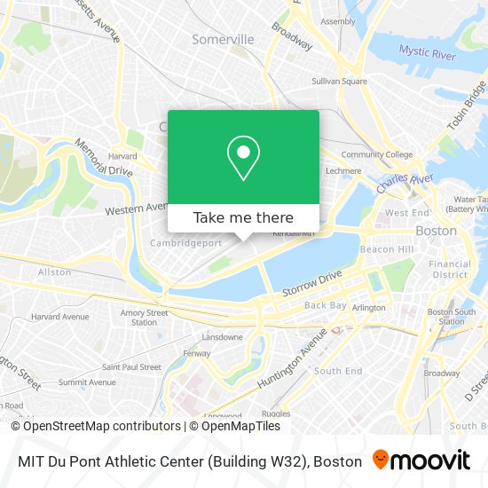 MIT Du Pont Athletic Center (Building W32) map
