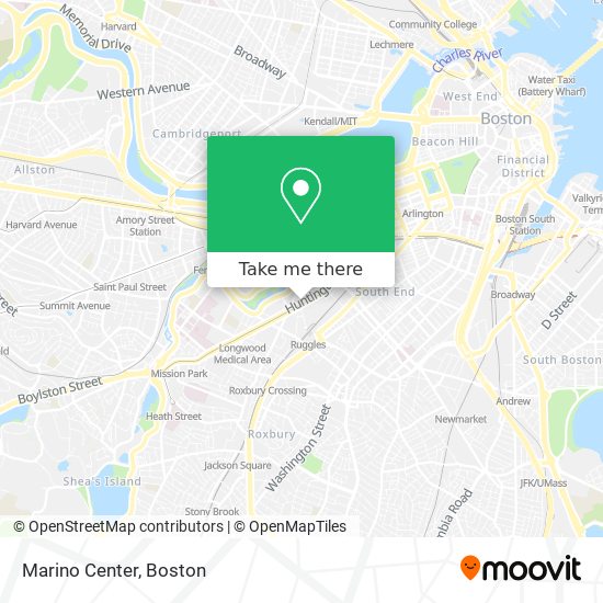 Marino Center map