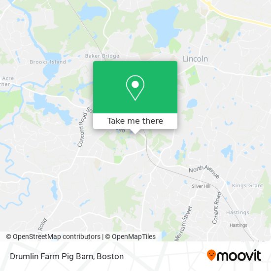 Drumlin Farm Pig Barn map