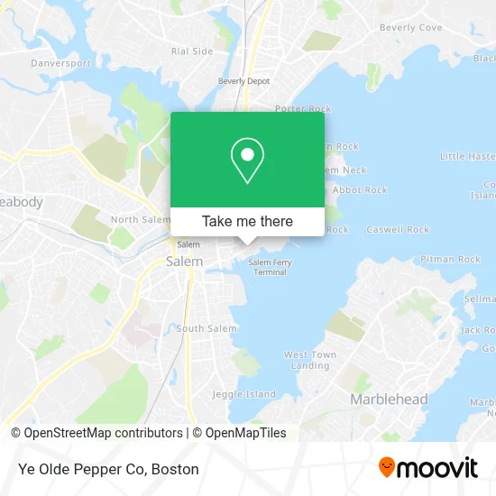 Ye Olde Pepper Co map